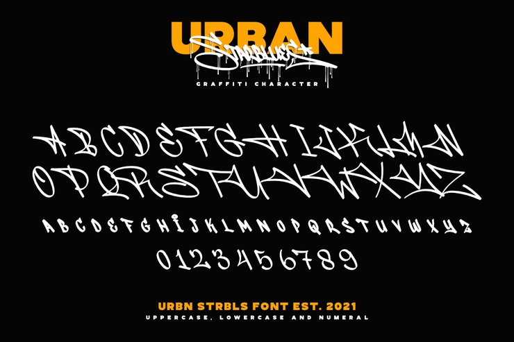 Urban Starblues字体 1