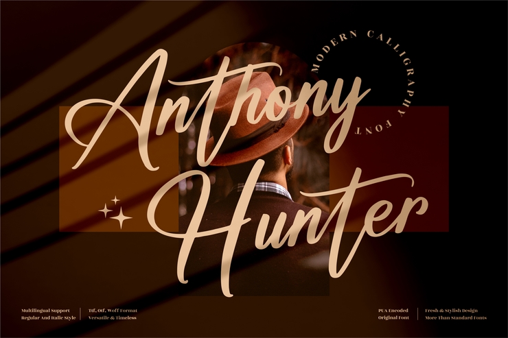 Anthony Hunter字体 5