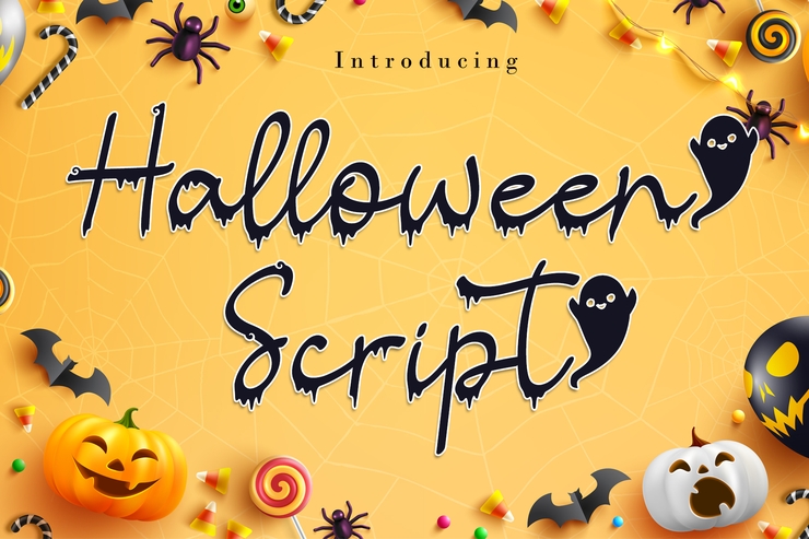 Halloween Script字体 2