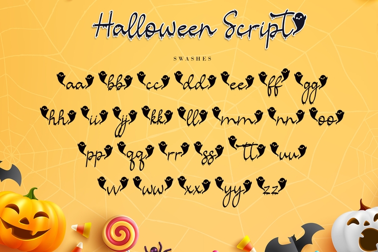 Halloween Script字体 7