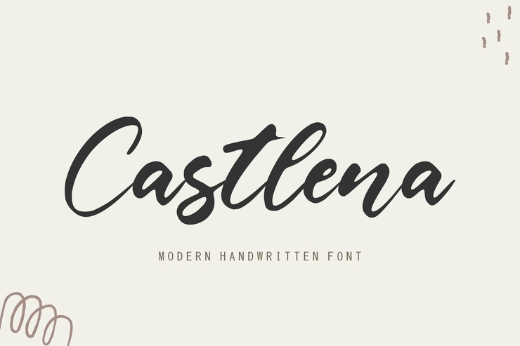 Castlena字体 1
