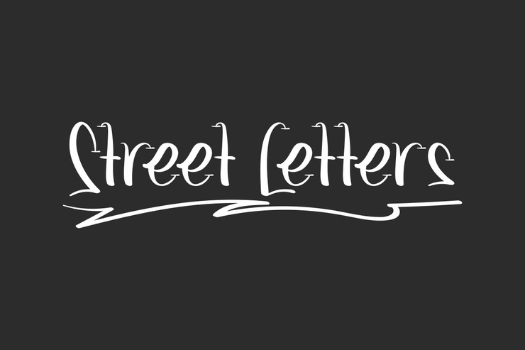 Street Letters字体 1