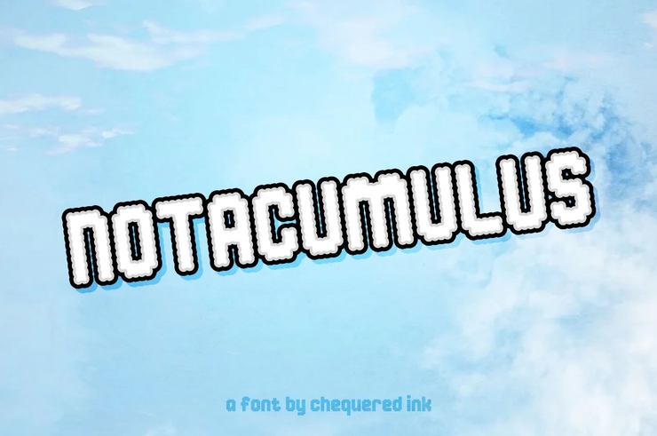 Notacumulus字体 1