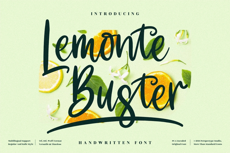 Lemonte Buster字体 7