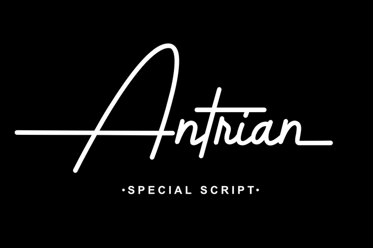 Antrian字体 1