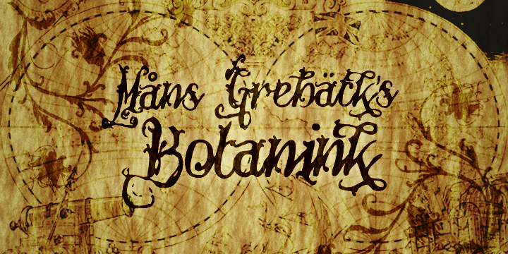 Botanink字体 1