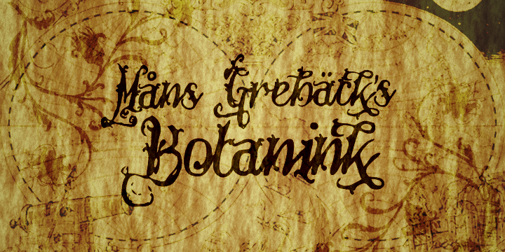 Botanink字体 2