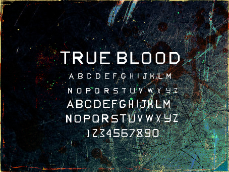 True Blood字体 1