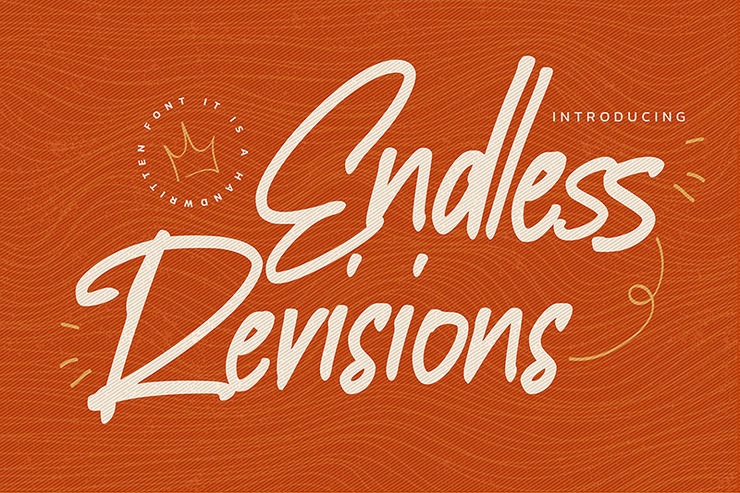Endless Revisions字体 1