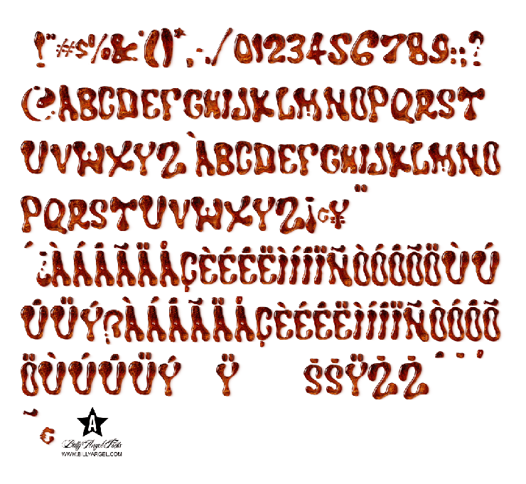 CARAMELS字体 5