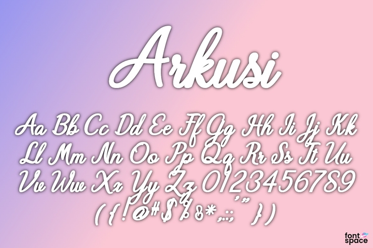 Arkusi字体 1
