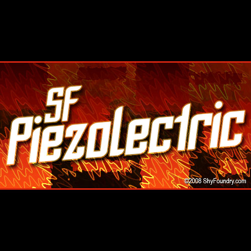 SF Piezolectric字体 1