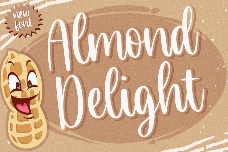 Almond Delight字体 1