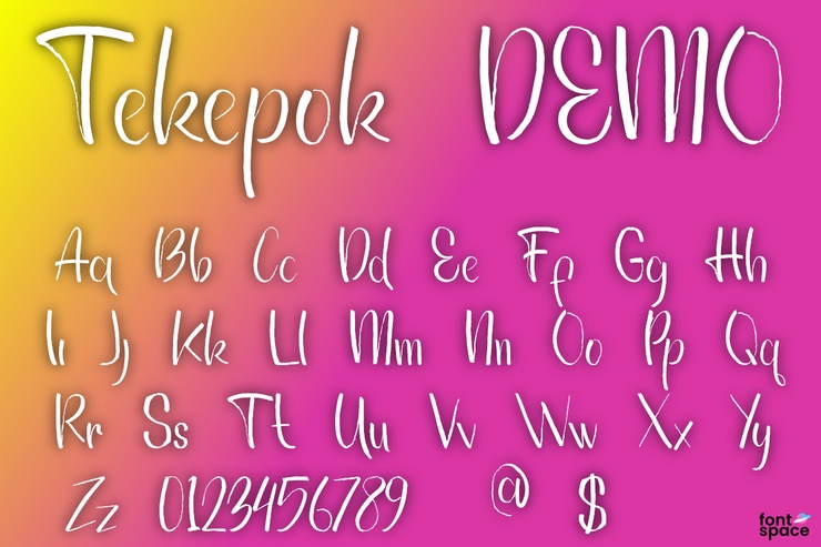 Tekepok字体 1