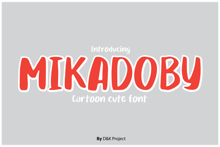 Mikadoby字体 1