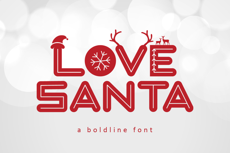 Love Santa字体 1