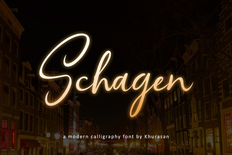 Schagen字体 1