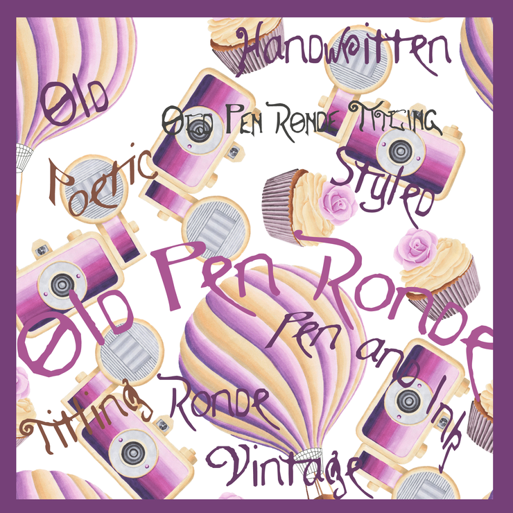 Old Pen Ronde Titling字体 1