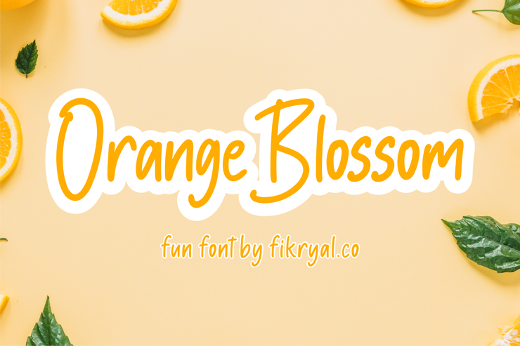 Orange Blossom字体 1