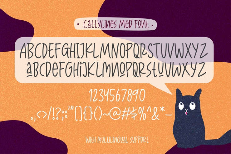 Catty Lines字体 2