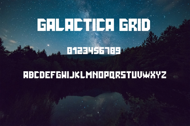Galactica Grid字体 2