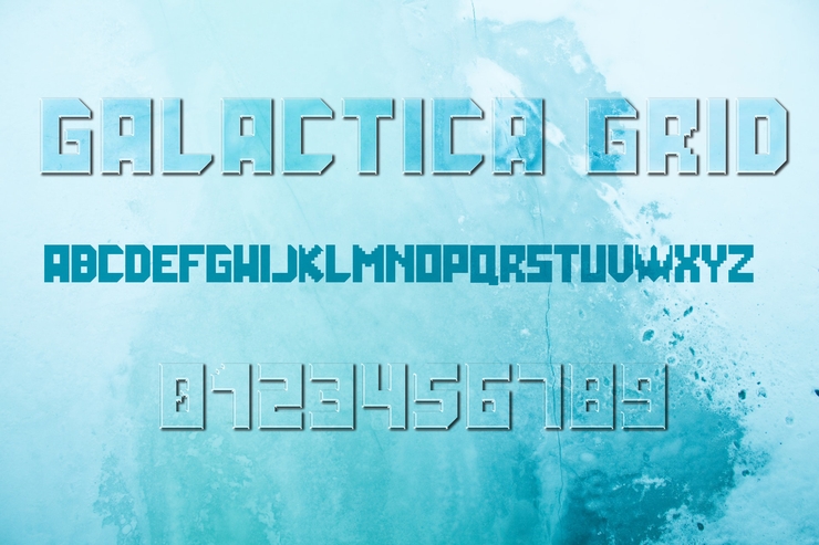 Galactica Grid字体 3