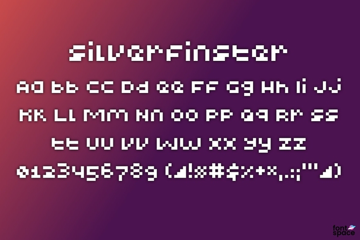 Silverfinster字体 2