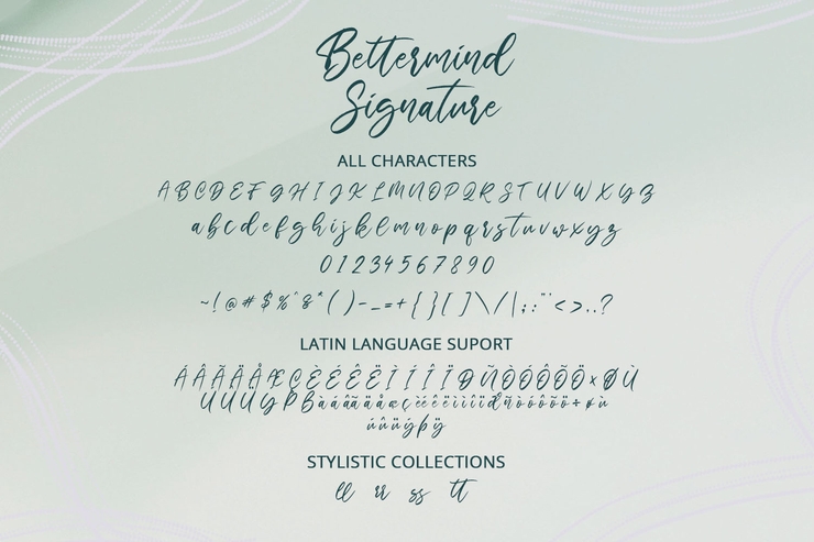 Bettermind Signature Personal U字体 2