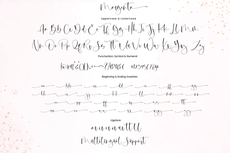 Margenta字体 5