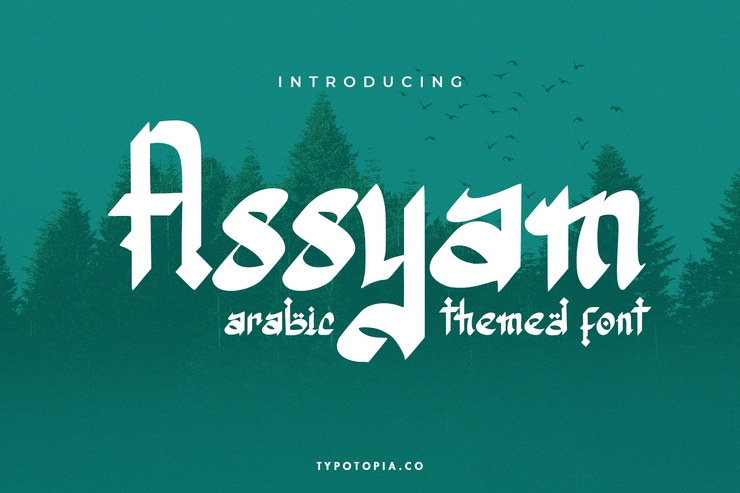 Assyam字体 3