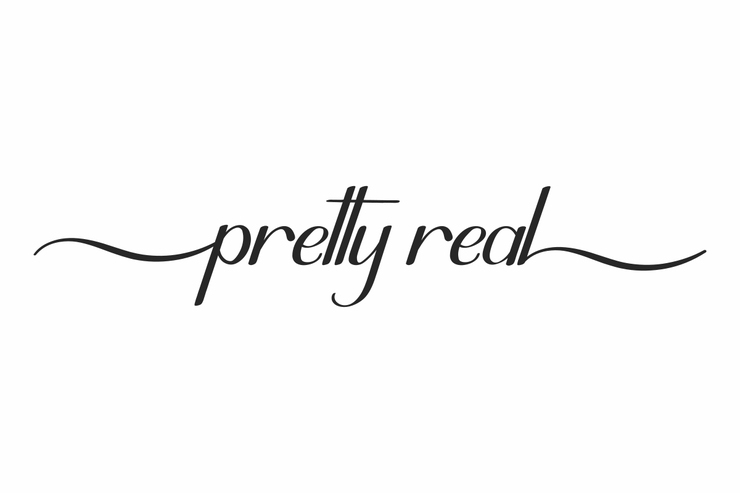 Pretty Real字体 1