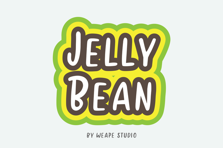 Jelly Bean Sans字体 1