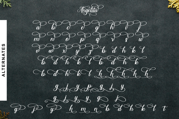 Angelita字体 2