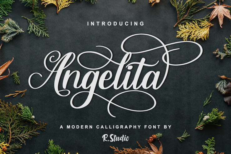 Angelita字体 3