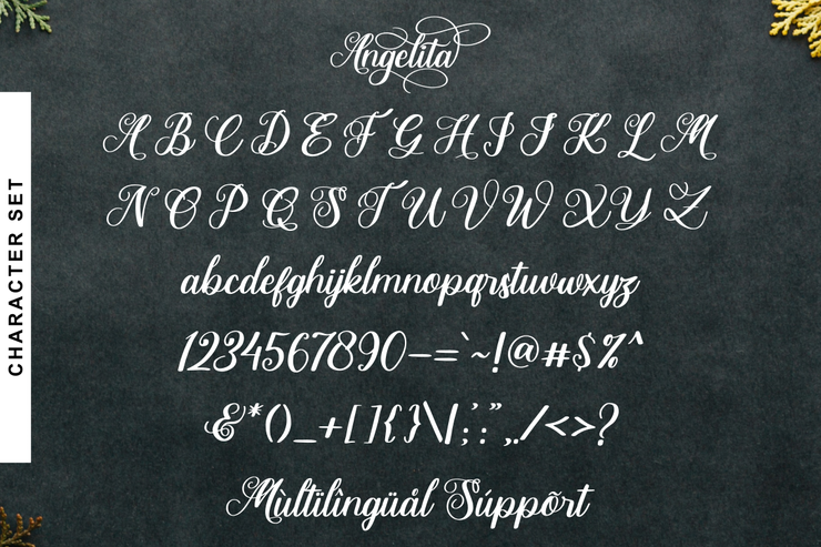 Angelita字体 4