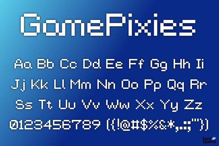 GamePixies字体 3