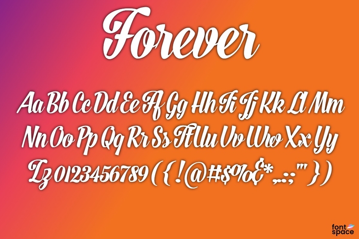 BB Forever字体 1