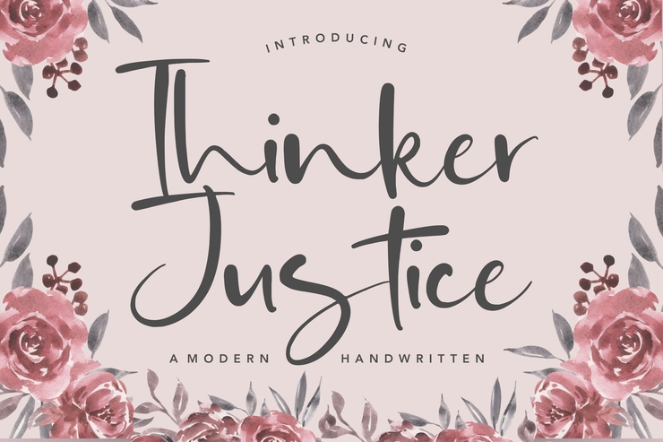 Thinker Justice字体 1