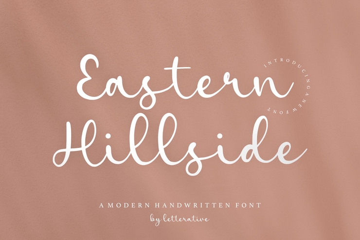 Eastern Hillside字体 1