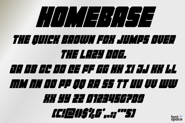 Homebase字体 8
