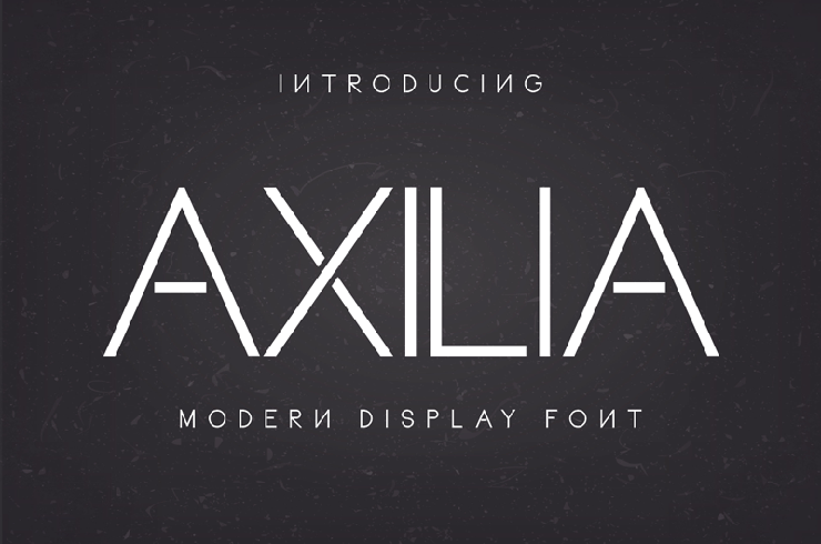 Axilia字体 5