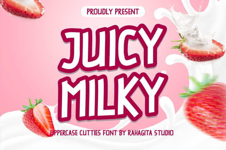 JUICY MILKY字体 1