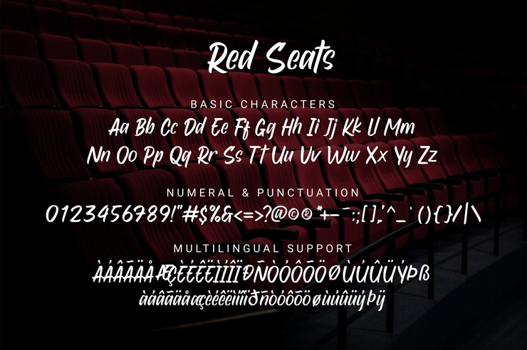 Red Seats字体 5