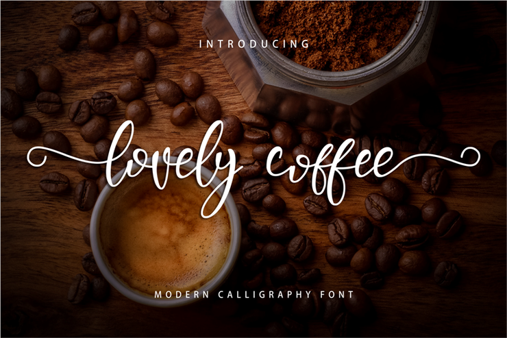 Lovely Coffee字体 5