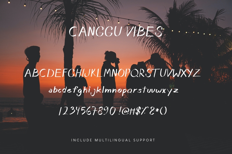 Canggu Vibes字体 3
