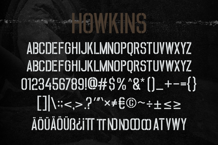 HOWKINS字体 1