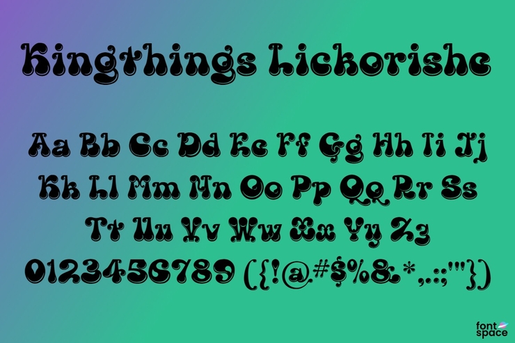 Kingthings Lickorishe字体 1