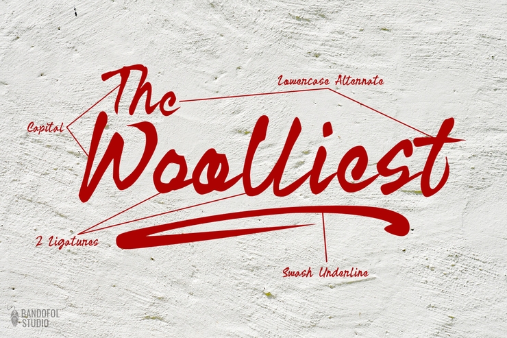 Woolliest字体 3