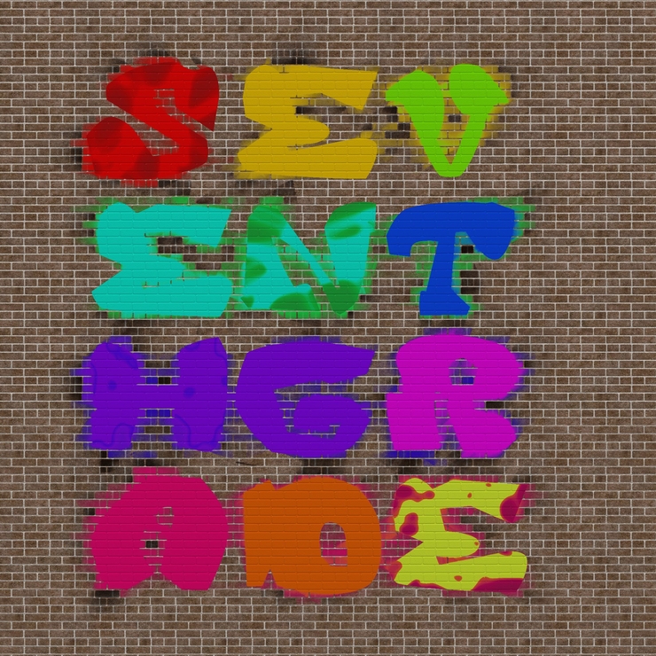 Seventh GRADE字体 2