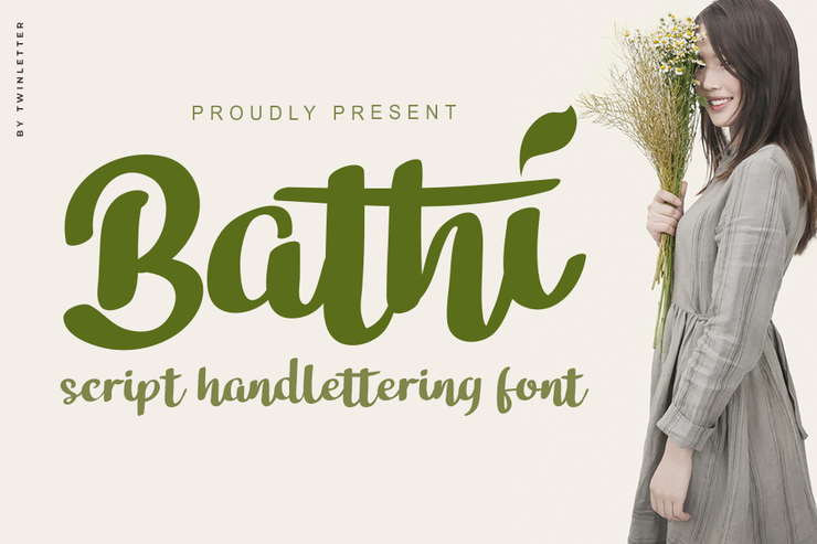 Bathi字体 10